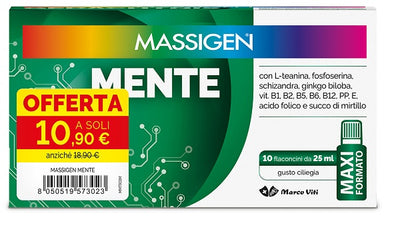 MASSIGEN MENTE 10 FLACONCINI DA 250 ML 10,90 E