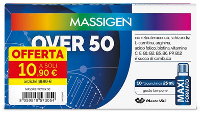 MASSIGEN OVER 50 10 FLACONCINI DA 25 ML 10,90 E