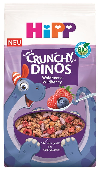HIPP CRUNCHY DINOS FRUTTI DI BOSCO 300 G