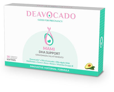 Deavocado MAMI Dha Support Gravidanza e Allattamento 30 softgel
