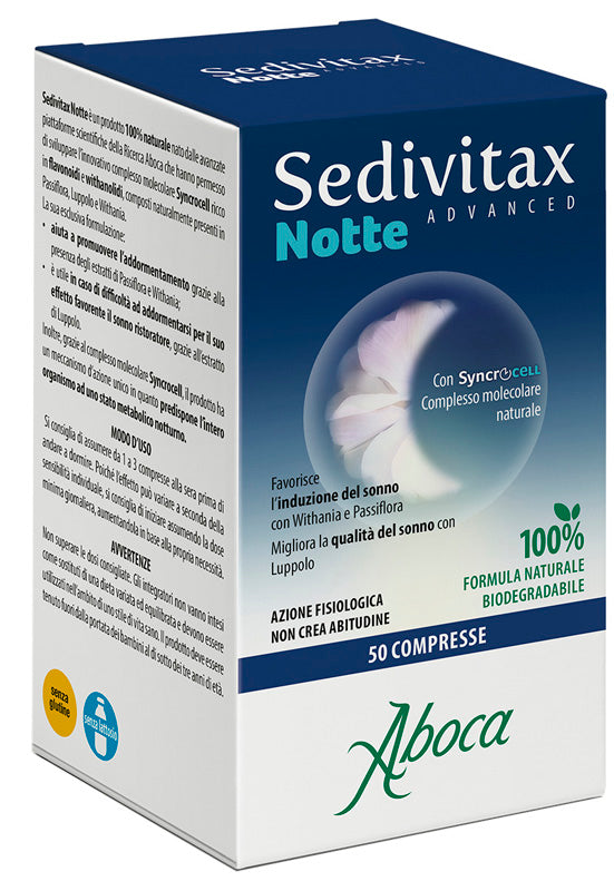 Aboca Sedivitax notte Advanced 50 compresse