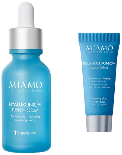 MIAMO HYALURONIC14+FUSION SERUM BUNDLE SERUM 30 ML + CREAM 5ML