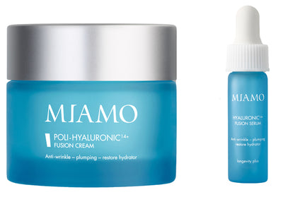 MIAMO POLI HYALURONIC14+ FUSION CREAM BUNDLE CREAM 50 ML + SERUM 4 ML