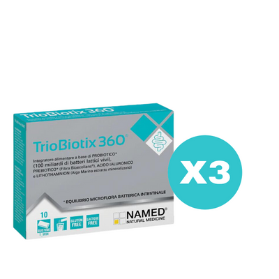 3 Confezioni Triobiotix360 - Tot. 30 Bustine - Named