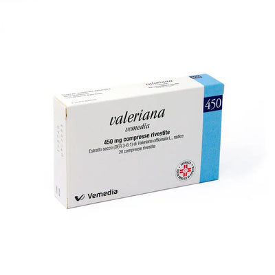 VALERIANA VEMEDIA 450 MG COMPRESSE RIVESTITE