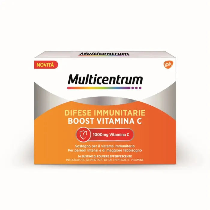 MULTICENTRUM DIFESE IMMUNITARIE BOOST VITAMINA C 14 BUSTINE