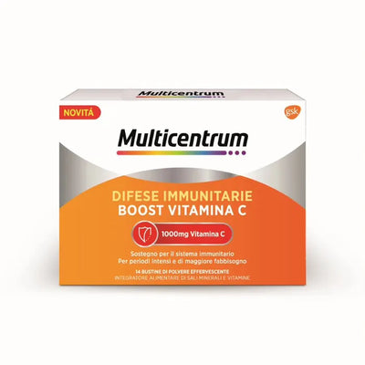 MULTICENTRUM DIFESE IMMUNITARIE BOOST VITAMINA C 14 BUSTINE