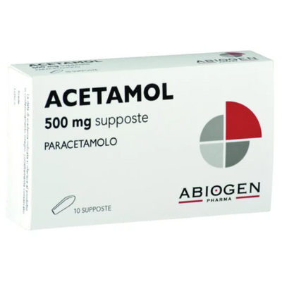 ACETAMOL*10 supp 500 mg