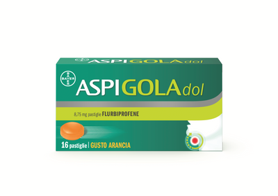 ASPIGOLADOL*16 pastiglie 8,75 mg arancia