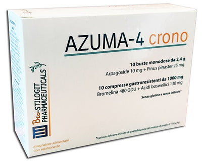 AZUMA-4 CRONO 10 COMPRESSE GASTRORESISTENTI + 10 BUSTE