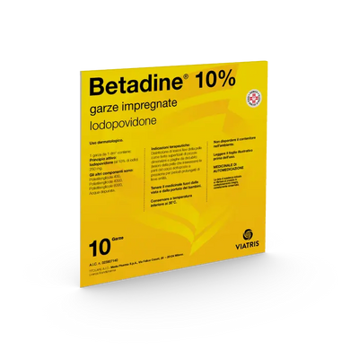 Betadine 10 Garze Impregnate 10x10