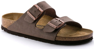 BIRKENSTOCK ARIZONA MOCCA BIRKO FLOR NUBUCK 42 Calzata Narrow Fit ( calzata stretta)