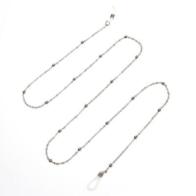 CONTACTA CATENINA OCCHIALE PERLE/ARGENTO 1 PEZZO