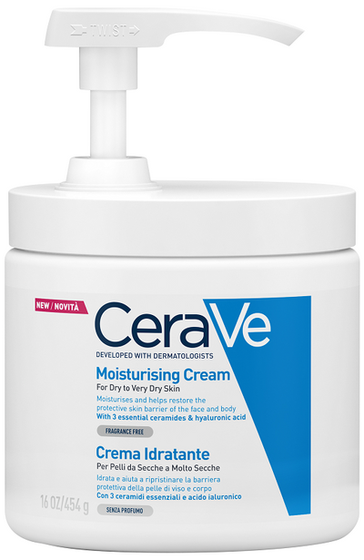 Cerave Crema Idratante Per Pelli Da Secche A Molto Secche 454 G Pump