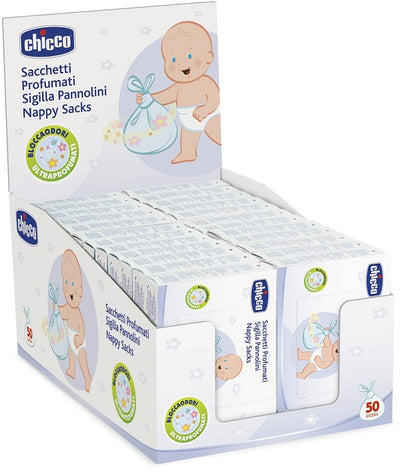 CHICCO SACCHETTI PROFUMATI PANNOLINI 50 PEZZI