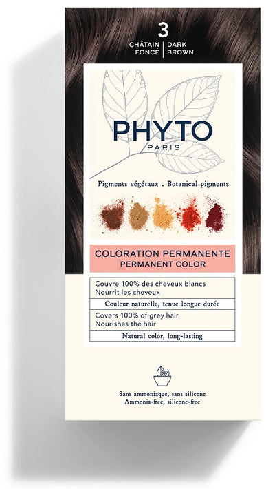 COLOR KIT 3 CASTANO SCURO LATTE RIVELATORE 50 ML + CREMA COLORANTE 50 ML + MASCHERA PROTETTIVA COLORE 12 ML + GUANTI