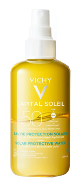 Vichy Acqua Solare Spray Corpo Con Azioni Protettiva Ed Idratante 50 SPF 200 ml