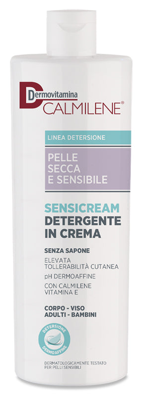 DERMOVITAMINA CALMILENE SENSICREAM DETERGENTE IN CREMA SENZASAPONE PER PELLE SECCA E SENSIBILE 500 ML