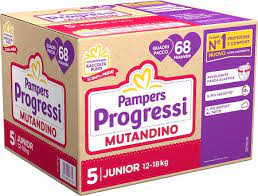 Pampers Progressi Mutandino Pannolini Junior 68 pezzi