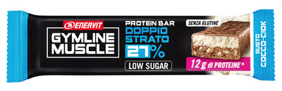 ENERVIT GYMLINE MUSCLE PROTEIN BAR 27% DOPPIO STRATO COCCO-CIOK 1 PEZZO