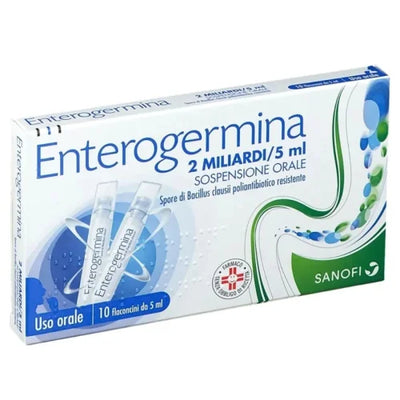 Enterogermina Sospensione Orale 10 Flaconcini 2mld/5ml