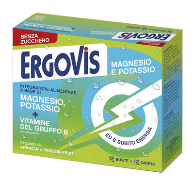 ERGOVIS MG+K VITAMINE B SENZA ZUCCHERO 12 BUSTINE