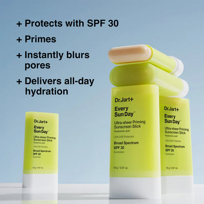Dr. Jart+ Every Sun Day Ultra-Sheer Priming Sunscreen Stick crema abbronzante in bastoncino