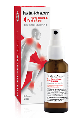 FASTUADVANCE*soluzione cutanea spray 1 flacone 25 g 4%