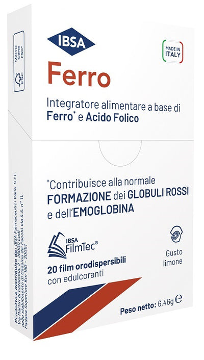 FERRO IBSA 20 FILM ORODISPERSIBILI