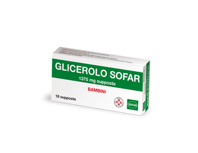 GLICEROLO (ALFASIGMA)*BB 18 supp 1.375 mg