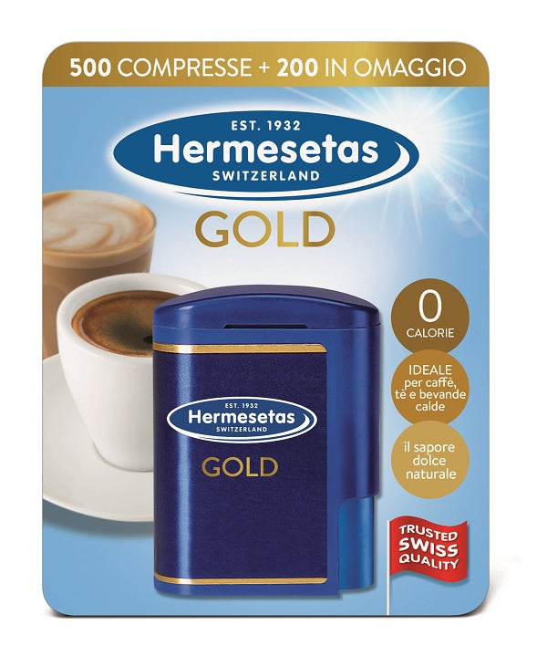 HERMESETAS GOLD 500+200 COMPRESSE 35 G - HERMESETAS GOLD 500+200 COMPRESSE 35 G