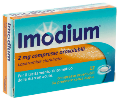 IMODIUM*12 cpr orosolubili 2 mg