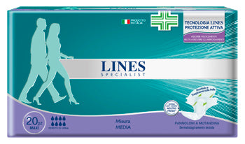 LINES SPECIALIS PANNOLONE A MUTANDINA MAXI MEDIA FARMA 20 PEZZI