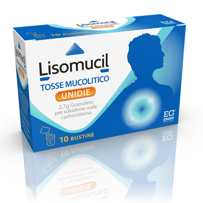LISOMUCIL TOSSE MUCOLITICO UNIDIE*orale grat 10 bust 2,7 g