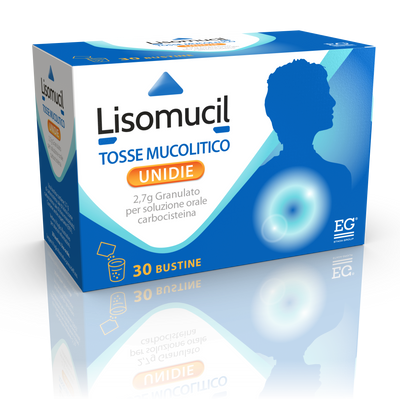 LISOMUCIL TOSSE MUCOLITICO UNIDIE*orale grat 30 bust 2,7 g
