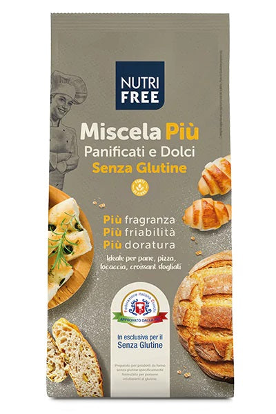 NUTRIFREE MISCELA PIU' PANIFICATI E DOLCI 1 KG