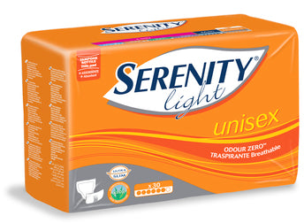 PANNOLONE PER INCONTINENZA SERENITY UNISEX 30 PEZZI