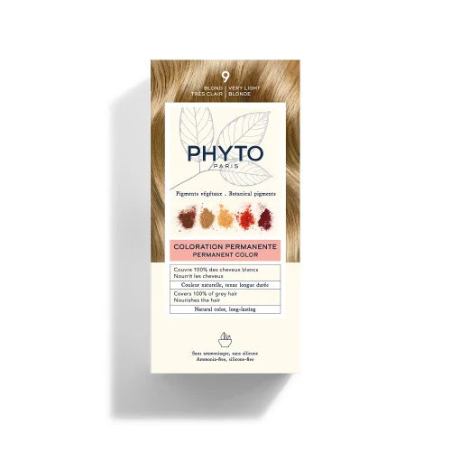 Phyto Phytocolor Kit Colorazione Permanente Capelli N.9 Biondo Chiarissimo