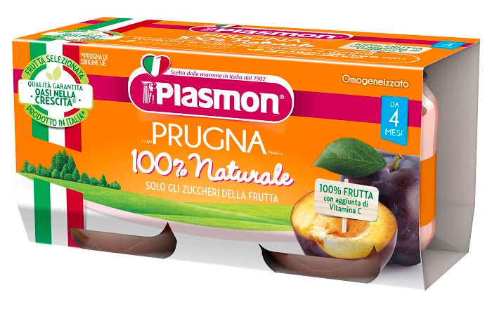 PLASMON OMOGENEIZZATO PRUGNA 2 X 80 G