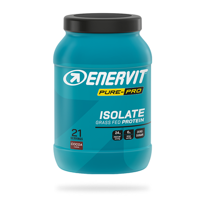 Enervit Pure-Pro 100% Whey Protein Integratore Di Proteine Isolate Del Siero Del Latte Gusto Cacao 630 gr