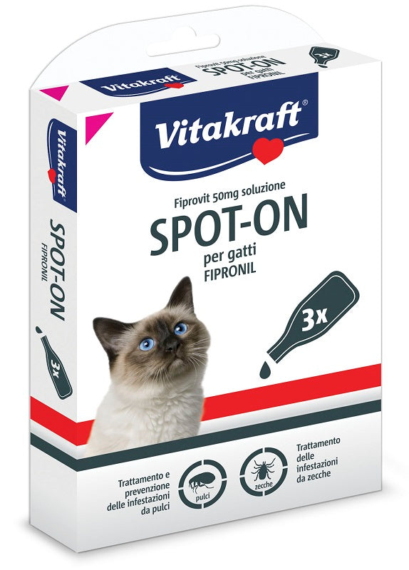REPELT SPOT ON FIPRONIL PER GATTI 3 X 0,50 ML