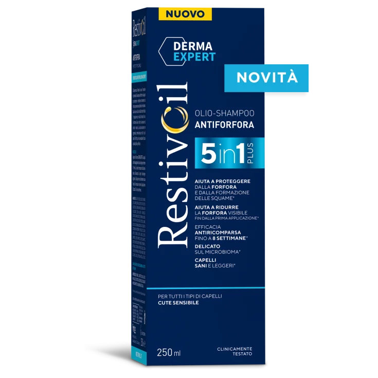 RESTIVOIL DERMA EXPERT SHAMPOO ANTIFORFORA 5 IN 1 250 ML