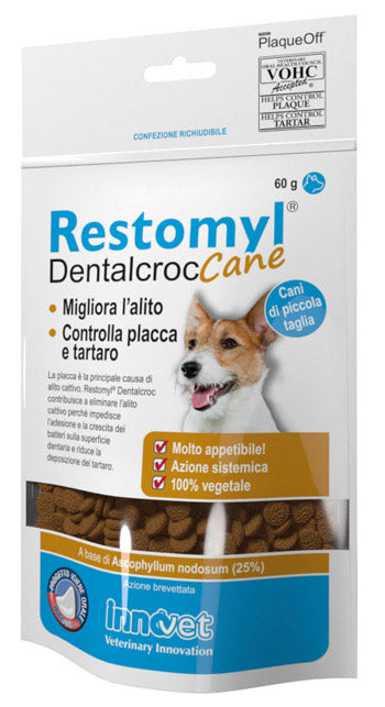 RESTOMYL DENTALCROC CANI PICCOLA TAGLIA BUSTA 60 G