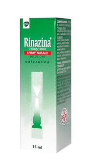 Rinazina Spray Nasale Decongestionante - Nafazolina - Lavaggio Nasale Raffreddore Sinusite - 15 ml