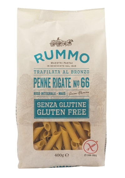RUMMO PENNE RIGATE N66 DI RISO INTEGRALE E MAIS 400 G