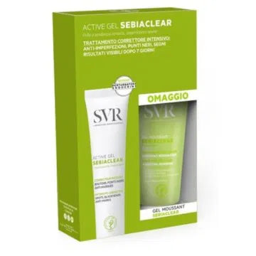 SVR Sebiaclear Set Gel Moussant 200ml + Active Gel 40ml
