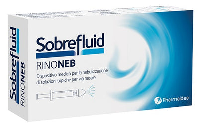 SOBREFLUID RINONEB DISPOSITIVO NEBULIZZATORE + SIRINGA LUERLOCK DA 50 ML + AGOCANNULA PER PRELIEVO SOLUZIONE