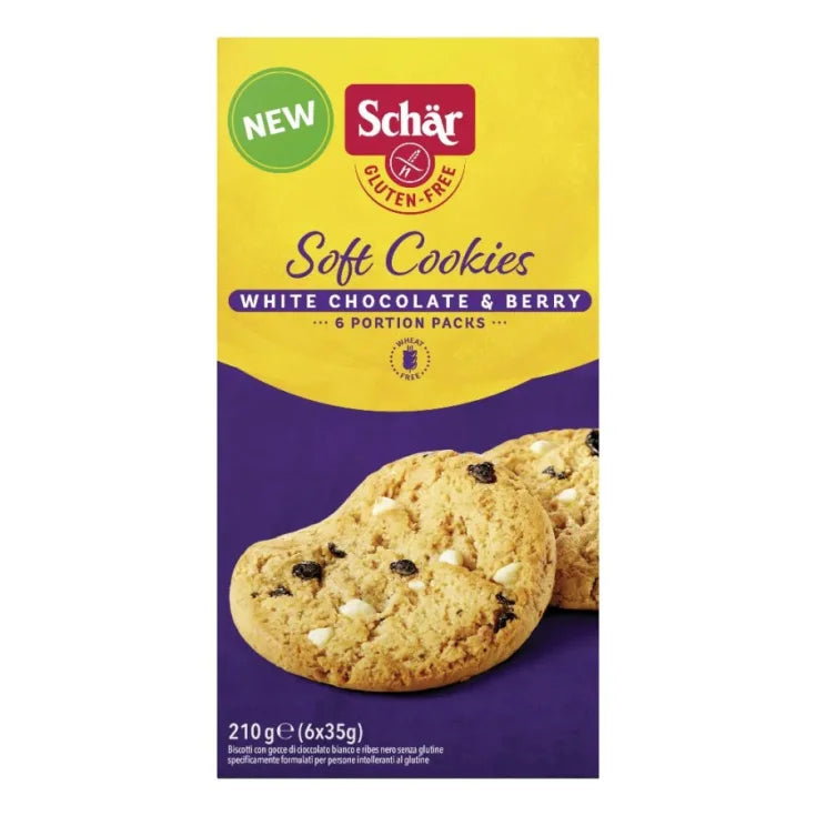 Schar Soft Cookie White Chocolate 210 g