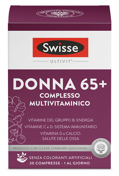 Swisse Donna 65+ - Complesso Multivitaminico - 30 Compresse