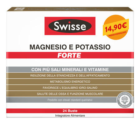 Swisse Magnesio Potassio Forte 24 Bustine - Swisse Magnesio Potassio Forte 24 Bustine